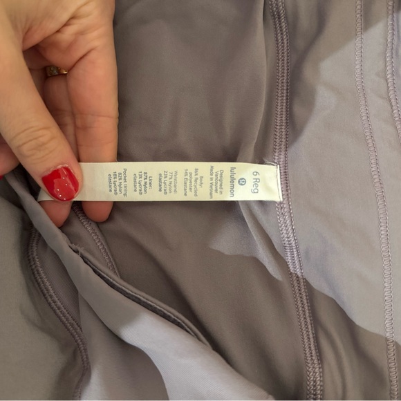 lululemon athletica Women's Skort in Light Purple - Picture 3 of 3